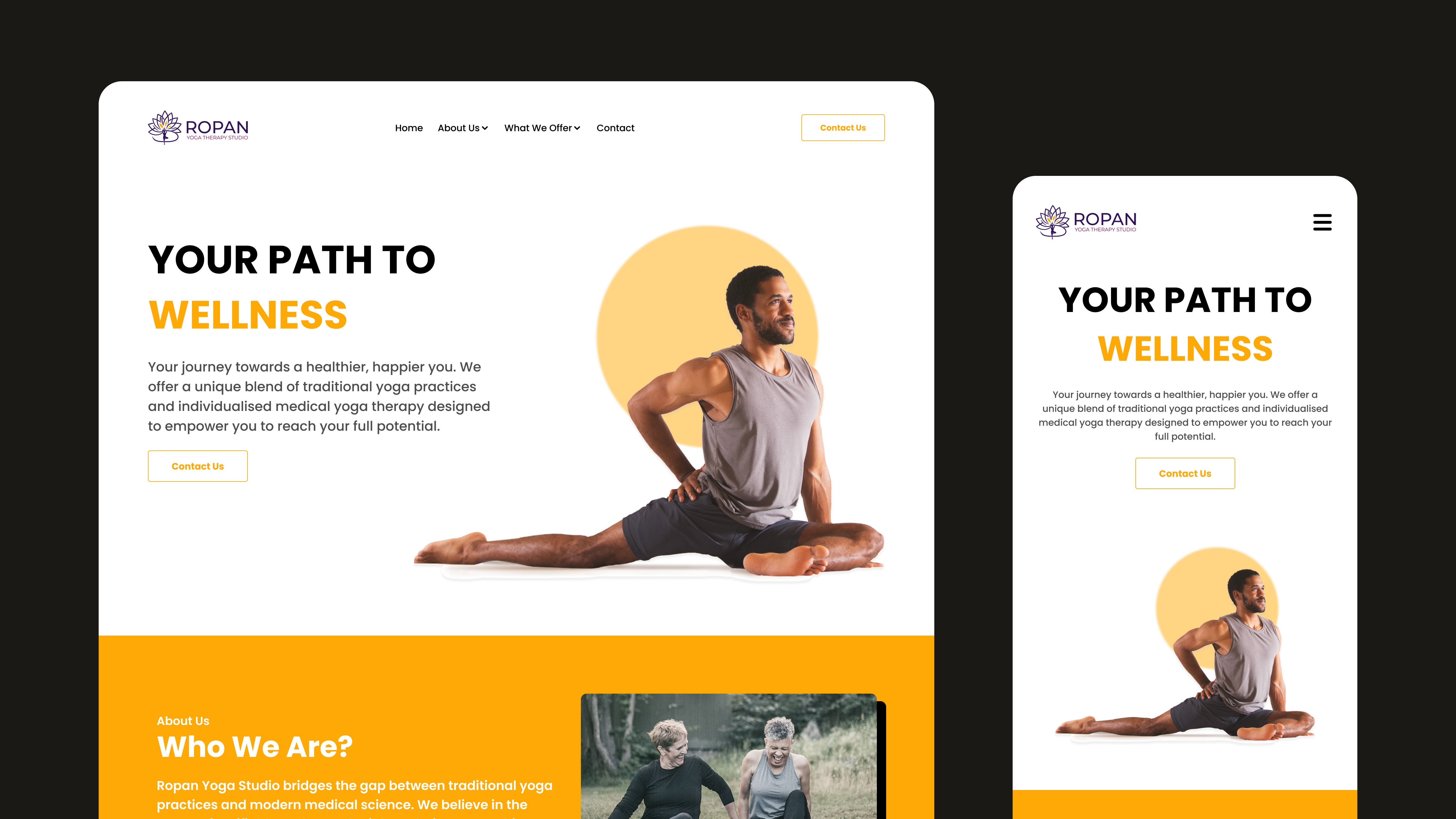 Ropan Website Design